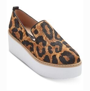 DKNY Bari Cowhide Platform Shoes Size 8